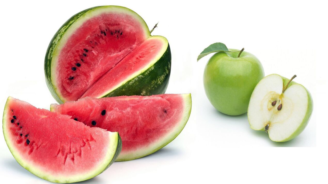 watermeloen appel dieet