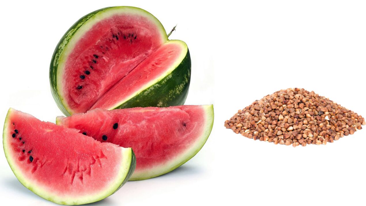 watermeloen boekweit dieet om af te vallen