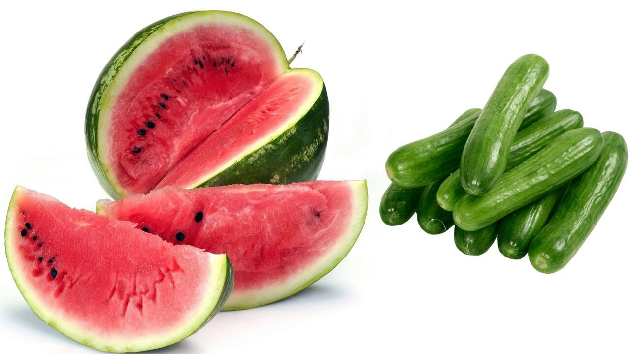 watermeloen komkommer dieet