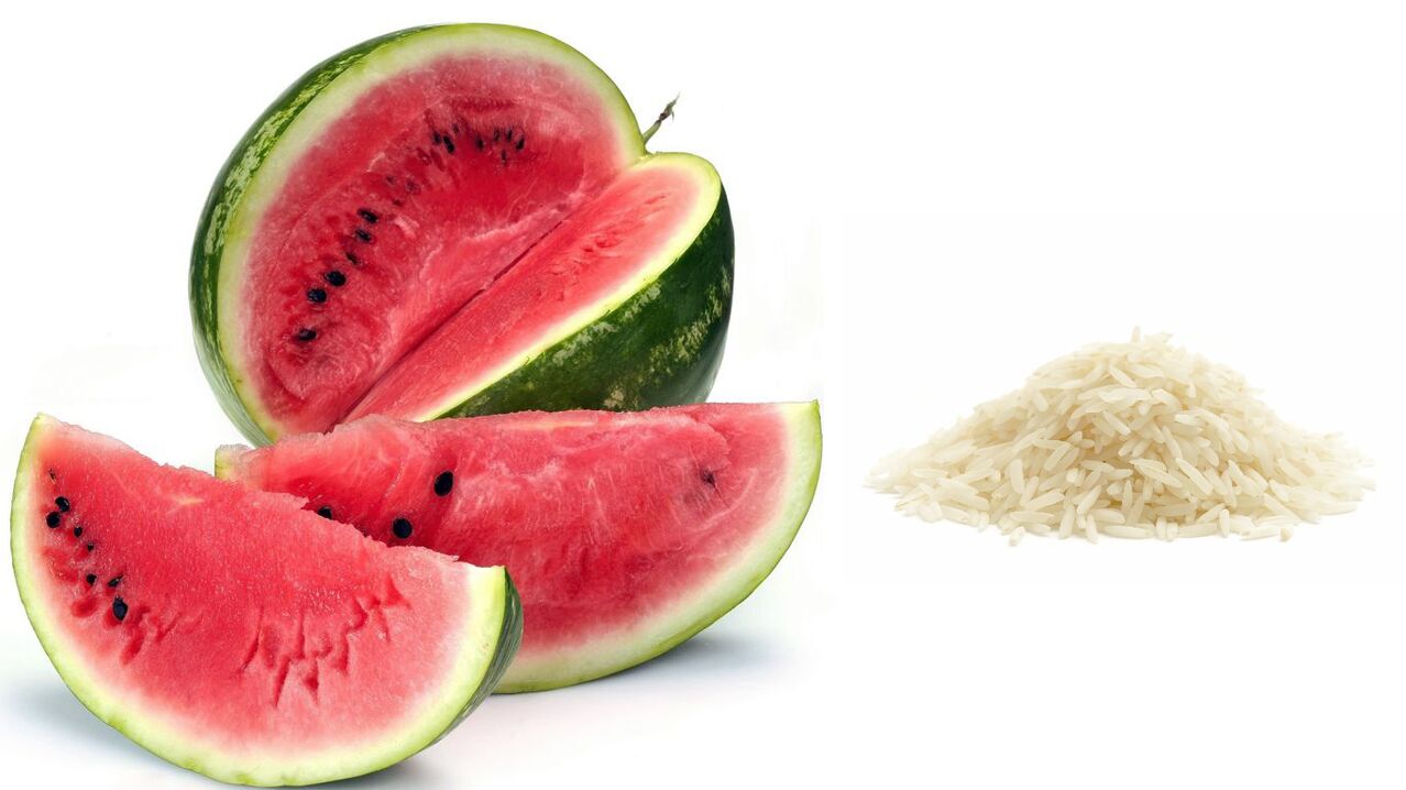 watermeloen rijst dieet